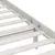 Produktbild 6 för Sängram vit massiv furu 100x200 cm
