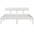 Produktbild 4 för Sängram vit massiv furu 150x200 cm