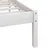 Produktbild 7 för Sängram vit massiv furu 180x200 cm
