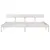 Produktbild 4 för Sängram vit massiv furu 200x200 cm