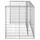 Gabionmur för soptunnor galvaniserat stål 180x100x110 cm