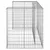 Produktbild 4 för Gabionmur för soptunnor galvaniserat stål 180x100x110 cm