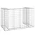 Produktbild 5 för Gabionmur för soptunnor galvaniserat stål 180x100x110 cm