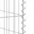 Produktbild 7 för Gabionmur för soptunnor galvaniserat stål 325x100x110 cm