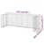 Produktbild 8 för Gabionmur för soptunnor galvaniserat stål 325x100x110 cm