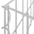 Produktbild 5 för Planteringsgabion upphöjd galvaniserat stål 1000x100x20 cm