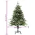 Produktbild 10 för Belyst julgran med kottar grön 150 cm PVC&PE