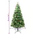 Produktbild 10 för Belyst julgran med kottar grön 195 cm PVC&PE