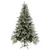 Produktbild 2 för Belyst julgran med kottar grön&vit 120 cm PVC&PE