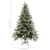 Produktbild 8 för Belyst julgran med kottar grön&vit 120 cm PVC&PE