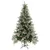 Produktbild 2 för Belyst julgran med kottar grön&vit 195 cm PVC&PE