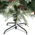 Produktbild 6 för Belyst julgran med kottar grön&vit 195 cm PVC&PE