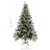 Produktbild 8 för Belyst julgran med kottar grön&vit 195 cm PVC&PE