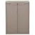 Produktbild 2 för Förvaringsskåp för trädgården brun 65x45x88 cm PP trälook