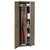 Produktbild 3 för Förvaringsskåp för trädgården brun 65x45x172 cm PP trälook