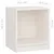 Produktbild 9 för Sängbord 2 st vit 35,5x33,5x41,5 cm massivt furu