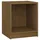 Sängbord 2 st honungsbrun 35,5x33,5x41,5 cm massivt furu