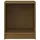 Sängbord 2 st honungsbrun 35,5x33,5x41,5 cm massivt furu