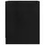 Produktbild 7 för Sängbord 2 st svart 35,5x33,5x41,5 cm massivt furu