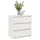 Sängbord 2 st vit 60x36x64 cm massiv furu 