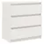 Produktbild 5 för Sängbord 2 st vit 60x36x64 cm massiv furu 
