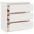Produktbild 8 för Sängbord 2 st vit 60x36x64 cm massiv furu 