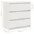 Produktbild 10 för Sängbord 2 st vit 60x36x64 cm massiv furu 