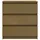 Sängbord 2 st honungsbrun 60x36x64 cm massiv furu 