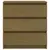 Produktbild 6 för Sängbord 2 st honungsbrun 60x36x64 cm massiv furu 