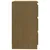 Produktbild 7 för Sängbord 2 st honungsbrun 60x36x64 cm massiv furu 
