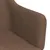 Produktbild 7 för Snurrbara matstolar 6 st brun tyg
