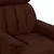 Produktbild 7 för Massagefåtölj med uppresningshjälp brun konstläder