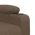 Produktbild 9 för Massagefåtölj med uppresningshjälp brun tyg