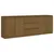 Produktbild 2 för Skänk honungsbrun 180x36x65 cm massiv furu 