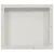 Produktbild 2 för Infälld duschhylla niche matt vit 41x36x10 cm