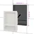Produktbild 6 för Infälld duschhylla niche 2 hyllor matt vit 41x51x10 cm