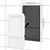 Produktbild 6 för Infälld duschhylla niche 2 hyllor matt vit 41x69x9 cm