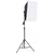 Produktbild 3 för Studioutrustning med softbox-lampa, bakgrund och reflexskärm