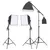 Produktbild 3 för Fotostudio med lampor, bakgrund och reflexskärm