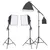 Produktbild 3 för Fotostudio med lampor, bakgrund och reflexskärm