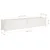 Produktbild 8 för Odlingslåda upphöjd 150x31x31 cm massiv furu vit 