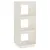 Produktbild 2 för Bokhylla/rumsavdelare vit 40x35x103 cm massiv furu 