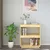 Produktbild 5 för Bokhylla 60x35x71 cm massiv furu 