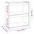 Produktbild 7 för Bokhylla 60x35x71 cm massiv furu 