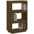 Produktbild 4 för Bokhylla/rumsavdelare honungsbrun 60x35x103 cm massiv furu 