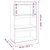 Produktbild 8 för Bokhylla/rumsavdelare honungsbrun 60x35x103 cm massiv furu 