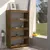 Produktbild 3 för Bokhylla/rumsavdelare honungsbrun 80x35x135 cm massiv furu 