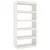 Produktbild 2 för Bokhylla/rumsavdelare vit 80x35x167 cm massiv furu 