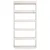 Produktbild 5 för Bokhylla/rumsavdelare vit 80x35x167 cm massiv furu 