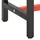 Ram för arbetsbänk matt svart och matt röd 110x50x79 cm metall